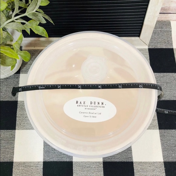 Rae Dunn Medium Size Fruit Serving Bowl Dinnerware Serveware w/Storage Lid - Picture 4 of 8